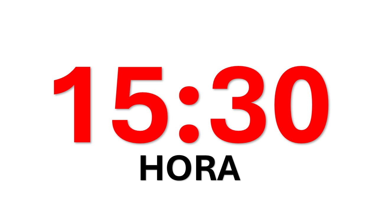 PINCHA, 15:30 h.