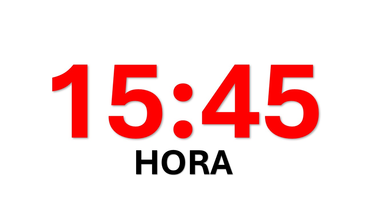 PINCHA, 15:45 h.