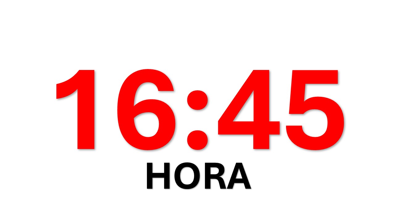 PINCHA, 16:45 h.