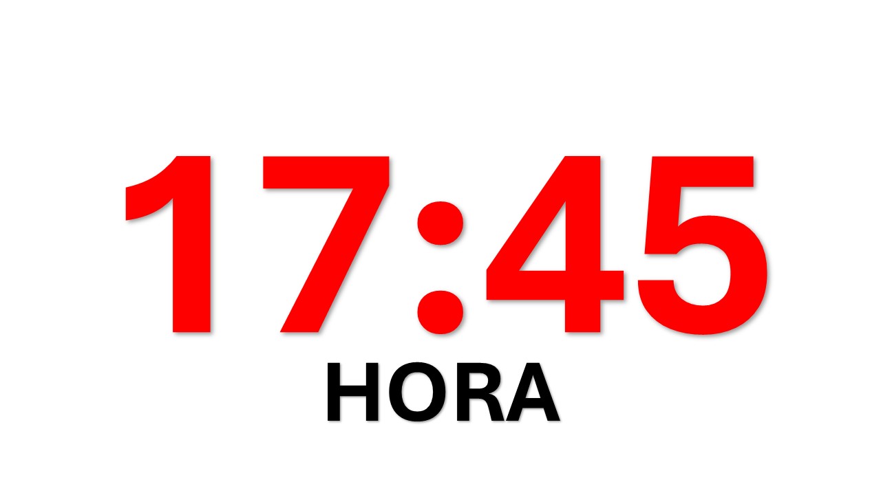 PINCHA, 17:45 h.