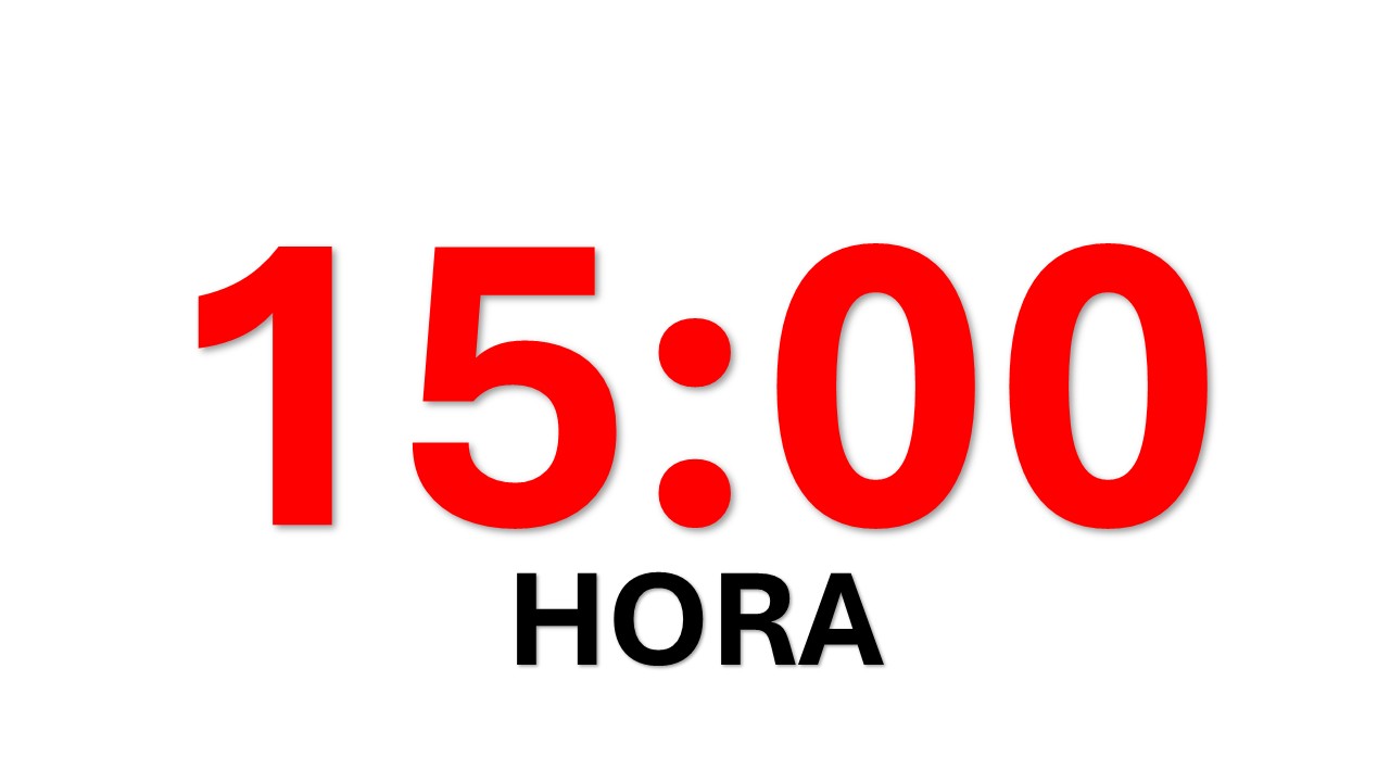 PINCHA, 15:00 h.
