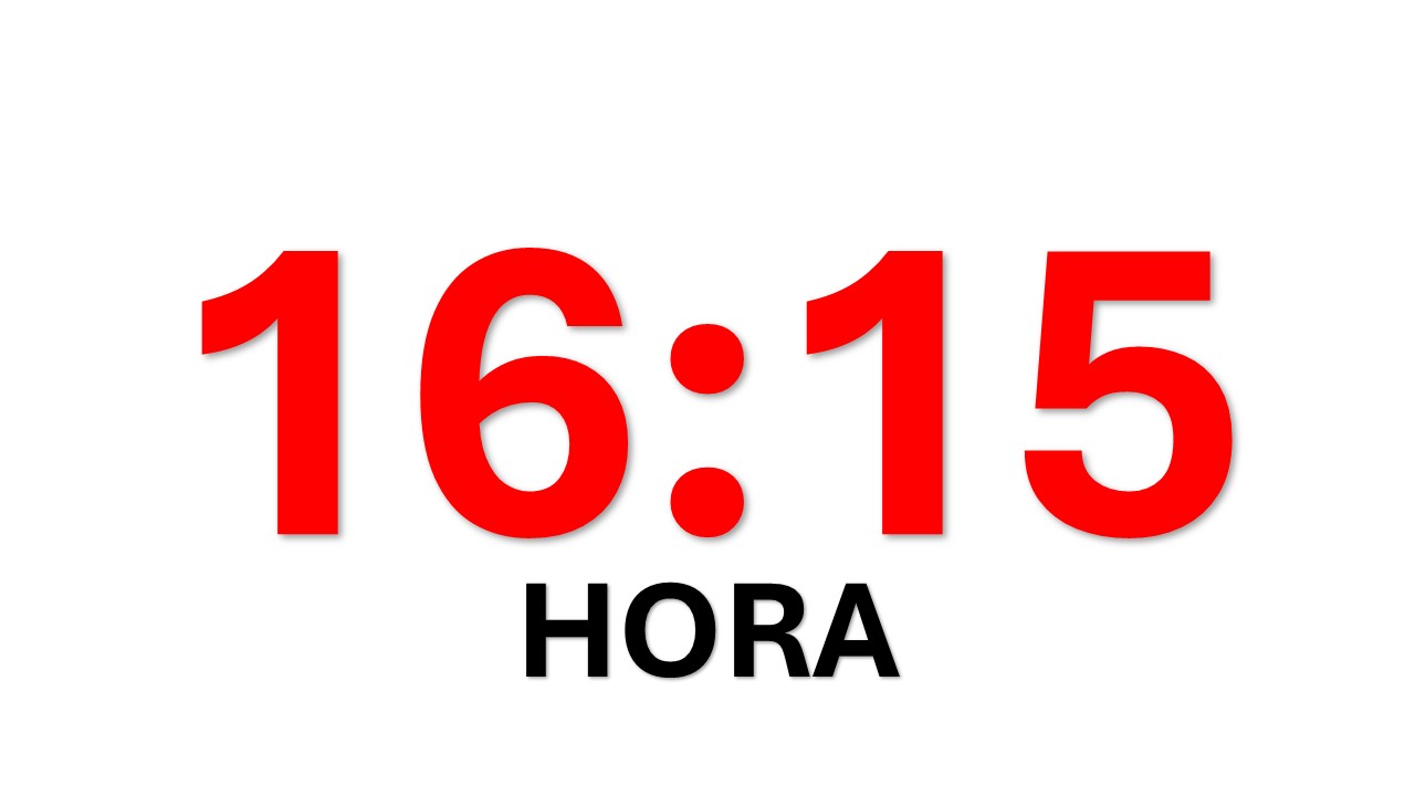 PINCHA, 16:15 h.